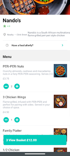 Technopresso Deliveroo Screen 3