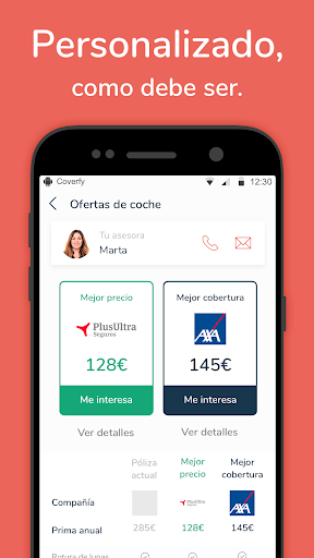 Coverfy - Todos tus Seguros Screen 2