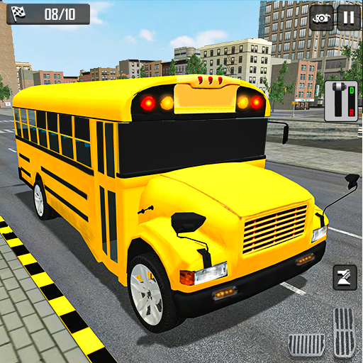 Jogue Simulador de ônibus 3D: faixa perigosa, um jogo de Carros