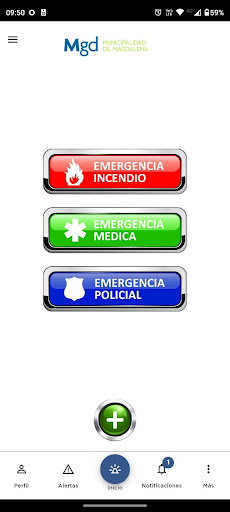 Android application Alerta Magdalena screenshort