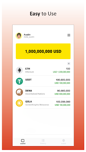 MetaCode Wallet Screen 2