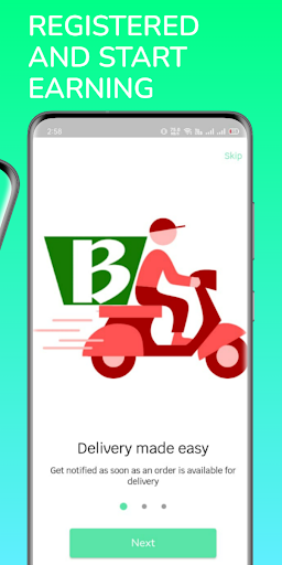 Bazarkart Delivery Partner App Screen 2