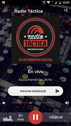 Android application Radio Tactica screenshort