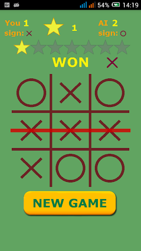 Tic-Tac-Toe Screen 3