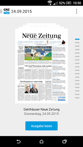 Android application GNZ E-Paper screenshort