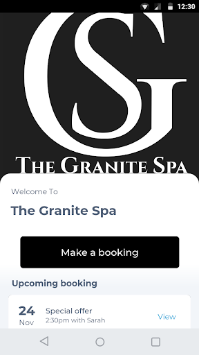 Android application The Granite Spa screenshort