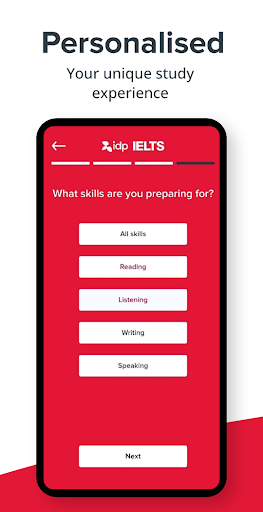 IELTS by IDP Screen 2