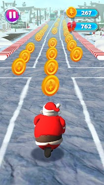 #4. Santa Runner Infinite Run Game (Android) By: DeduToons