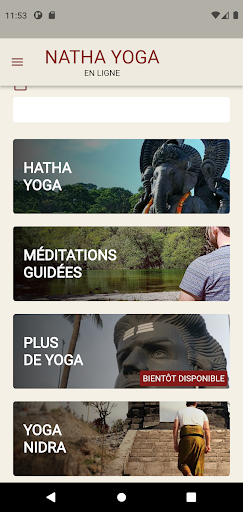 Natha Yoga Screen 2