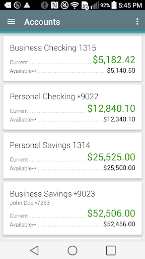Android application Black Hills FCU screenshort