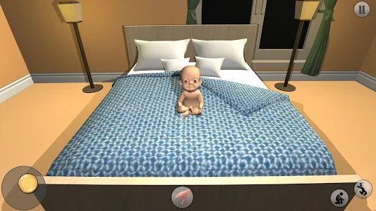 ダークイエローハウスの赤ちゃん：怖い赤ちゃん