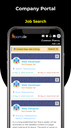 Kaam De: Post Jobs, Make Hires Screen 2