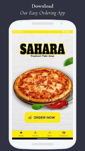 Android application Sahara Tandoori Takeaway screenshort