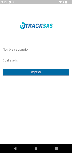 Android application TRACKSAS screenshort