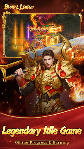 Android application Blood&Legend:Dragon King idle screenshort