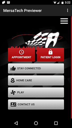 Android application Delaware Orthodontics screenshort