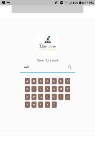 Android application Itumo Oro screenshort