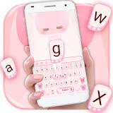 Pink Bear Keyboard Theme icon