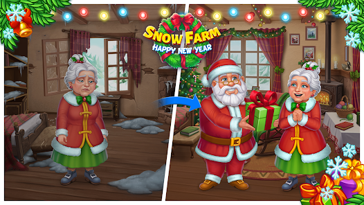 Farm Snow - Santa family story  updownapk 1