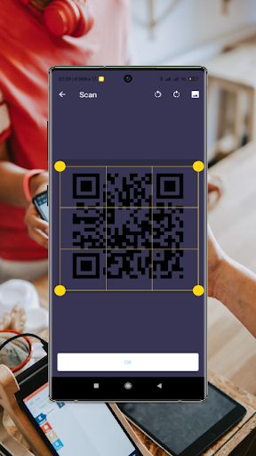 Android application Qr code & bar code scanner screenshort