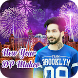 Happy New Year DP Maker: Wallpaper, Frame, GIF icon