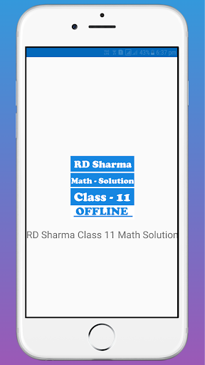Android application RD Sharma Class 11 Mathematics screenshort