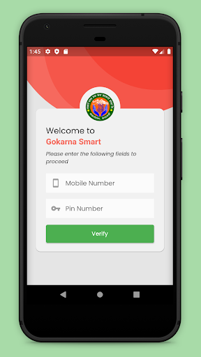Android application Gokarna Smart screenshort