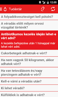 Véradás – Vöröskereszt Screenshot