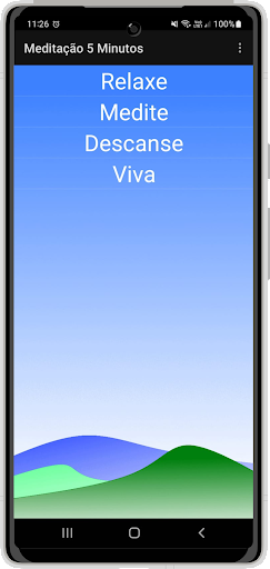 Android application Meditação 5 Minutos screenshort