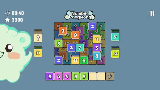 Number PongPong: Match 3 Tiles