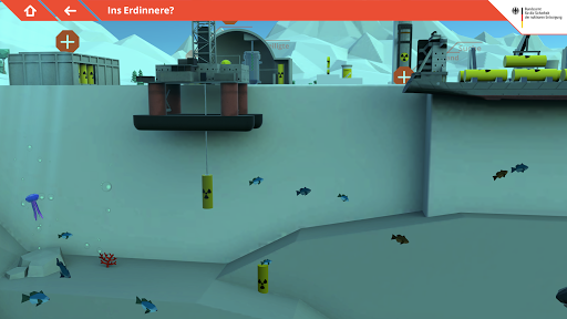 Android application endlagersuche:360° screenshort
