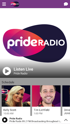 Android application Pride World Media screenshort