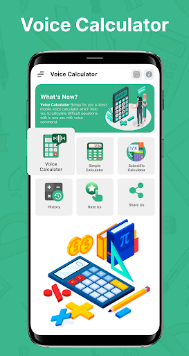 All in one Talking Calculator Screen 2