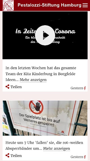 Pestalozzi-Stiftung Hamburg Screen 3