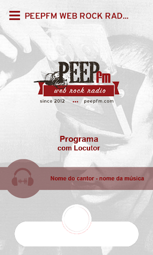 Android application PeepFM Web Rock Radio screenshort