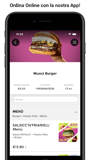 Android application Muorz Burger screenshort