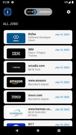 Jobifyme - Internship and Jobs Screen 3