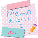 Sticky Memo Notepad *Dots* 2 Free icon