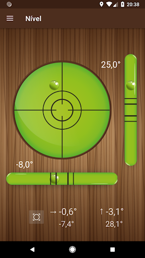 Visualização do aplicativo