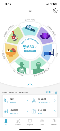 Android application AdvanceCare+ screenshort
