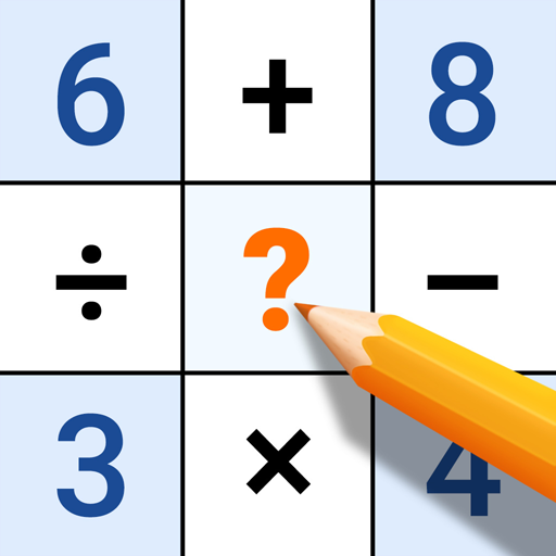 Cross Number - Math Puzzle Logo