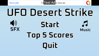 UFO Desert Strike - Screenshot 1