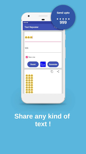 Text Repeater Screen 3