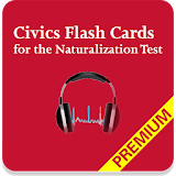 Civics Flash Cards Premium for US Citizenship Test icon