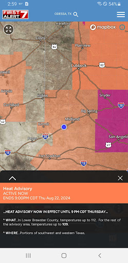 Screenshot of First Alert 7