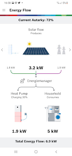 Bosch Energy Manager Screen 3