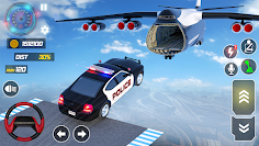 Police Car Stunts Racing Games - Screenshot 4