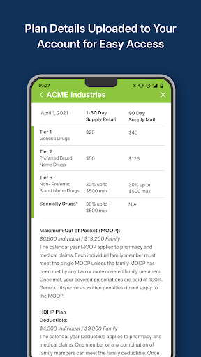 myDrugCosts Screen 3