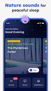 Calm Sleep Sounds & Tracker لقطة شاشة