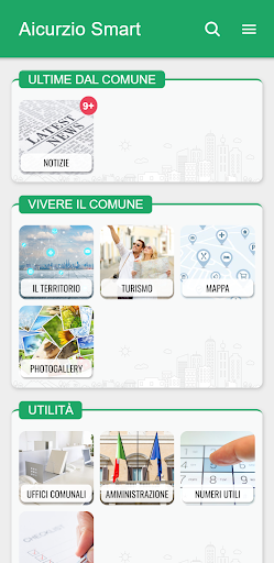 Android application Aicurzio Smart screenshort